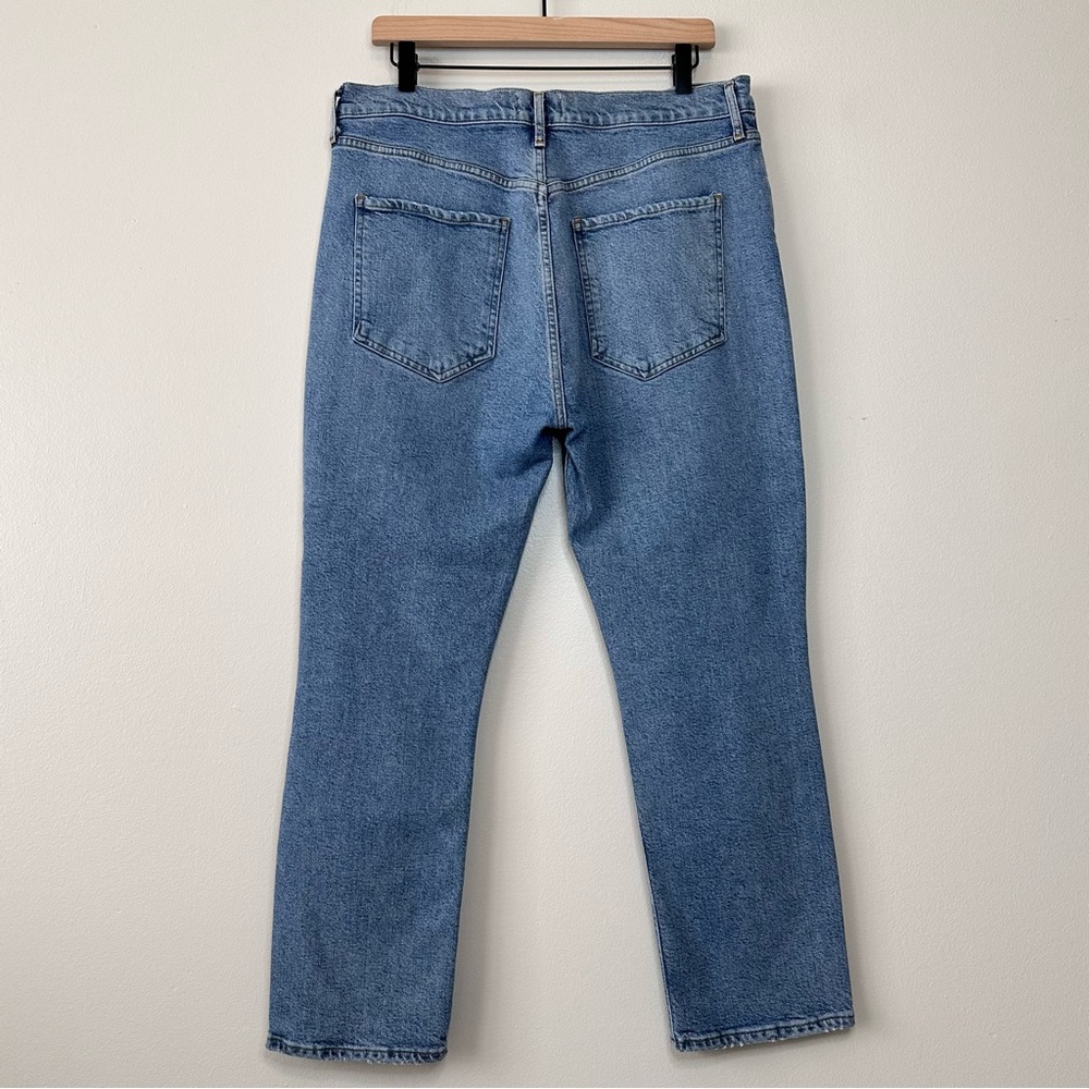 AGOLDE Riley High Rise Crop Distressed Jeans Size 32 - Picture 6 of 15